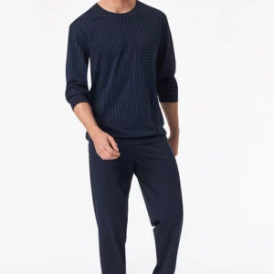 Schiesser Schlafanzug lang Comfort Essentials